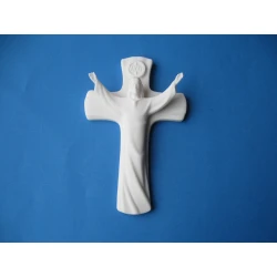 Krzyż Jezusa z alabastru 15,5 cm